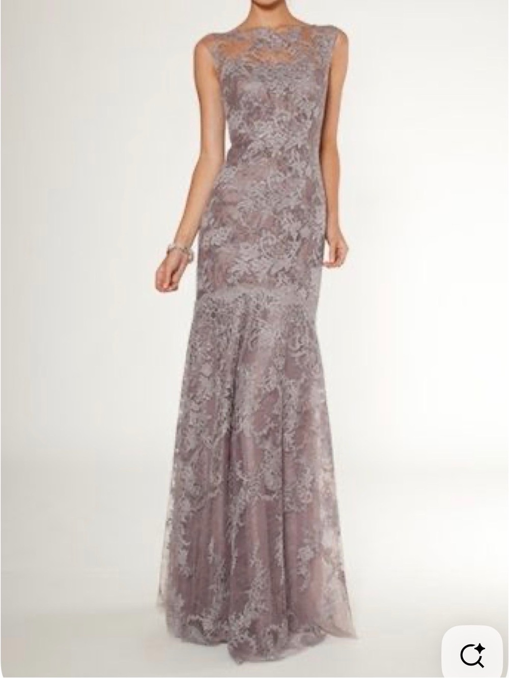 New w/ tags! Teri Jon mermaid style gown - color amethyst